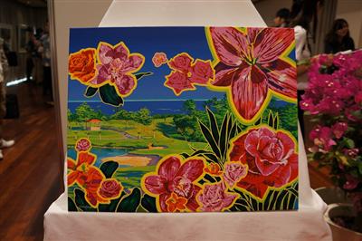 名護市にある「カヌチャリゾート」でヒロ・ヤマガタ作品展示会が開催