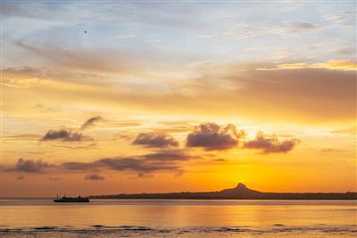 夕陽と音楽を楽しむ！海洋博公園で「夕陽鑑賞会～音楽と食とゆうもど