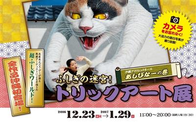 「和風」がテーマのトリックアート展！沖縄アウトレットモールあしび