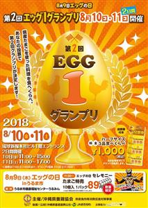 卵料理のグルメバトル「第2回 EGG-1グランプリ」8月10日（