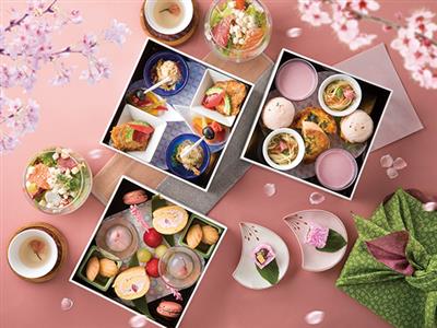 【シェラトン沖縄】桜色がちりばめられた「SAKURAボックス」で