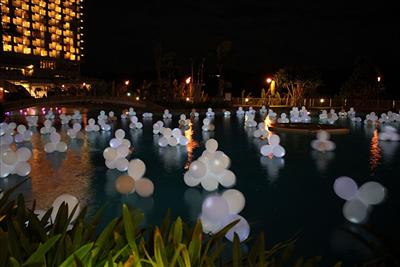 オキナワ マリオット リゾート ＆ スパ、七夕の夜はガーデンプー