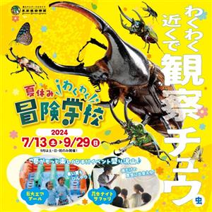 巨大エアプール＆せかいの昆虫展も！東南植物楽園で「夏休みわくわく