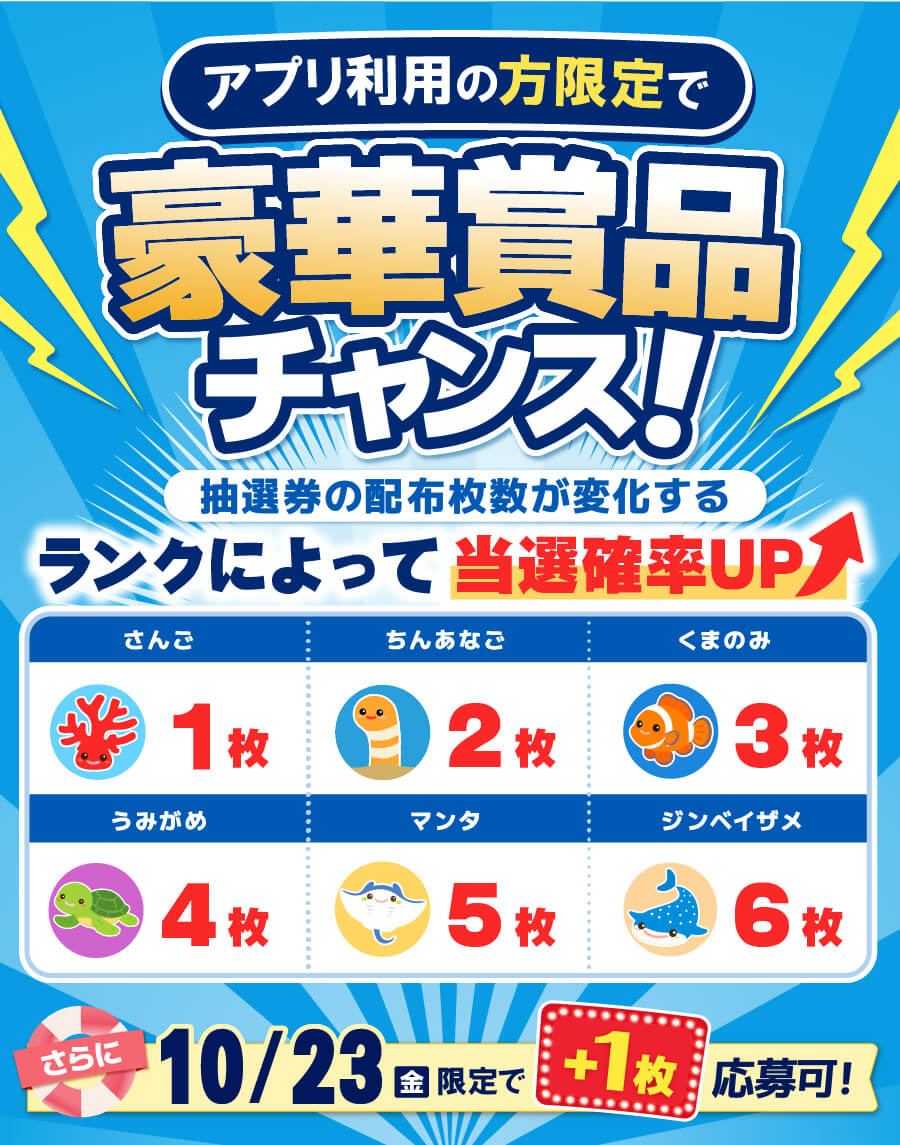ちゅらとく抽選会
