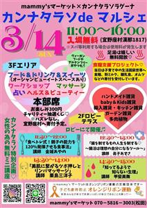 女性のための無料ミニ講座も♪グルメや雑貨に占いなど約50店舗が集