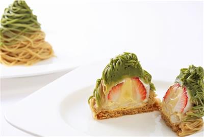 読谷村産いちご”ベリームーン”入り「しぼりたてモンブラン」がホテ