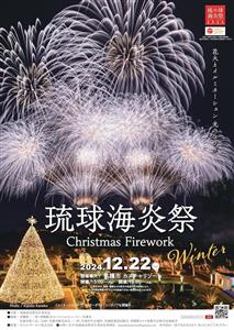県内最大規模！色とりどりの花火が冬の夜空を彩る「琉球海炎祭 WI
