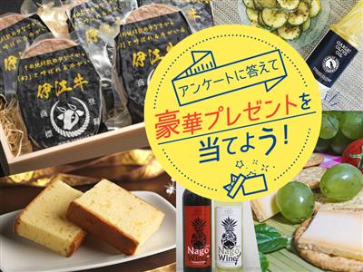 【アンケート】7日間だけのチャンス！抽選で素敵な賞品が当たるプレ