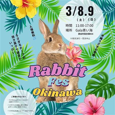 うさぎ愛がいっぱい♪沖縄うさぎの祭典「Rabbit Fes Ok