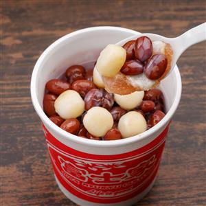 甘みが染みたシャリシャリ氷＆金時豆は絶品♪沖縄ファミリーマートか