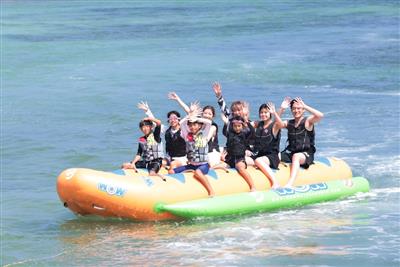 こころゆくまで1日遊びつくそう♪「西原きらきらビーチの海開きイベ