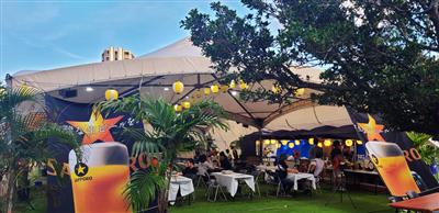 大手ビールメーカーでジャック！奥武山公園で「沖宮夏まつり BBQ