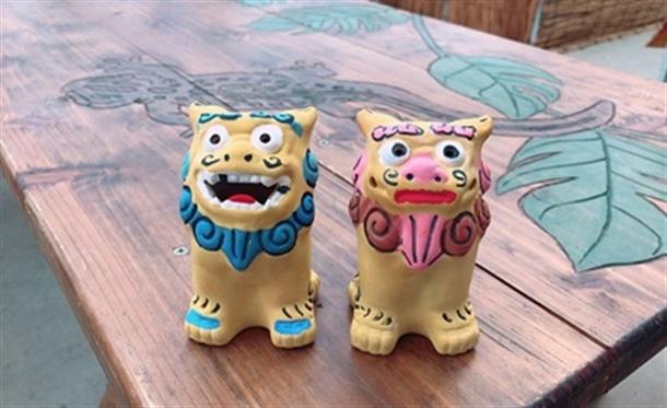 ペアシーサー色塗り体験もオススメ♪