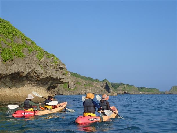 マリブの大サンゴ礁を目指して出発～！