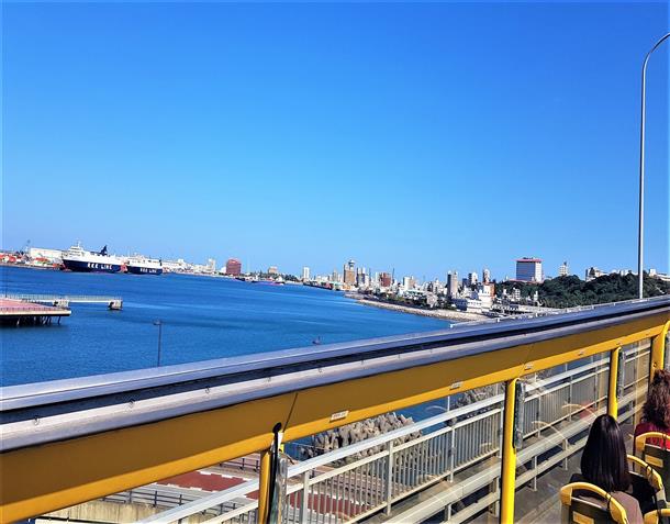 オープントップバス♪（泊大橋）