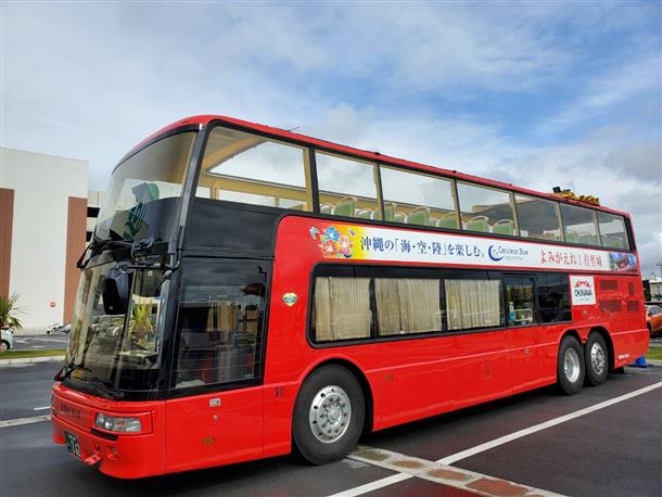 オープントップバス♪