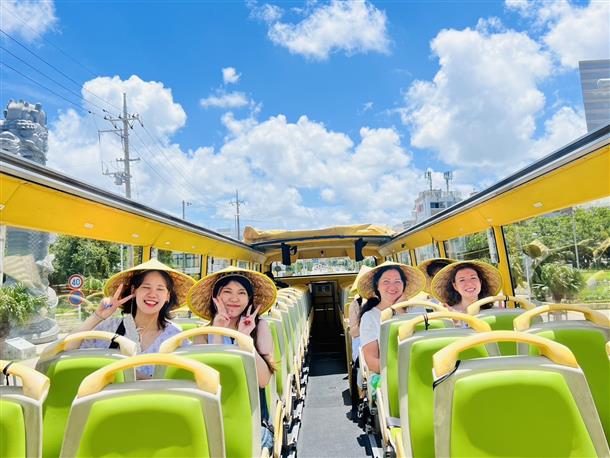 オープントップバス♪