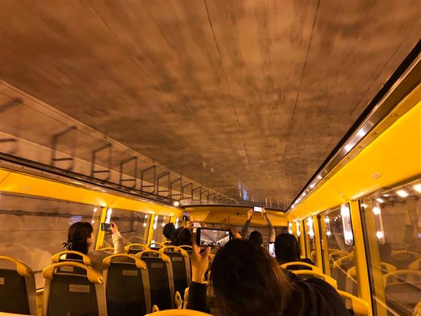 オープントップバス♪