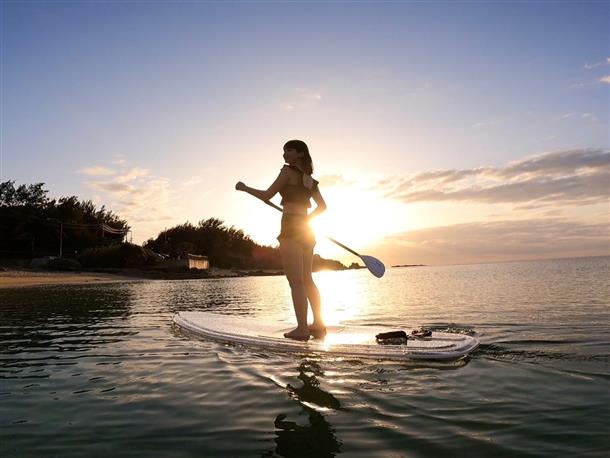 サンセットの時間も美しい