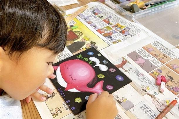 絵心なくても下絵があるから安心♪