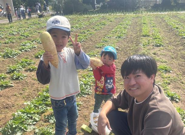 甘くて美味しい大根です！