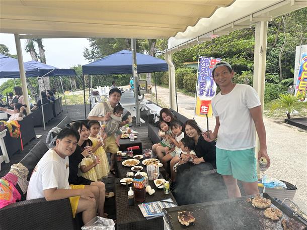 みんなでワイワイBBQを楽しもう♪