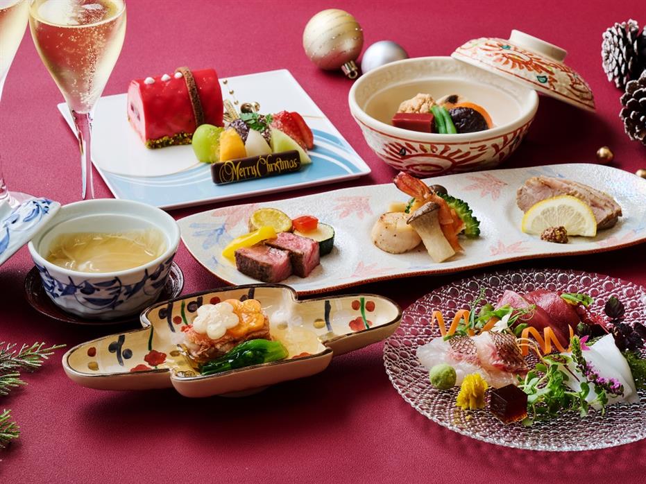 【2025☆Xmas】＼期間限定★和食DE聖夜会席／乾杯のスパークリングワイン付♪ちゅらとく特典で食後珈琲付
