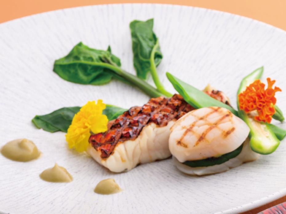 【沖縄×フレンチ】＼10％OFF×おすすめワイン1杯プレゼント／プルメリア 沖縄県産魚&あぐー豚など全6品