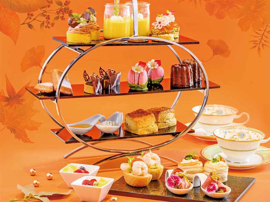 【1日2組限定】9月～★Afternoontea★1,500円OFF♪ソフトドリンクのほかにビールやワインなどのアルコールも飲み放題！オーシャンビューレストランで優雅なティータイム