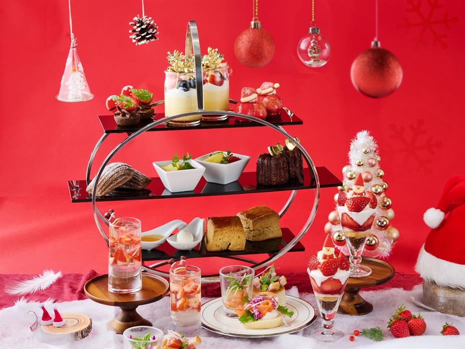 【1日2組限定】12月～★Afternoontea★1,500円OFF♪ソフトドリンクのほかにビールやワインなどのアルコールも飲み放題！オーシャンビューレストランで優雅なティータイム