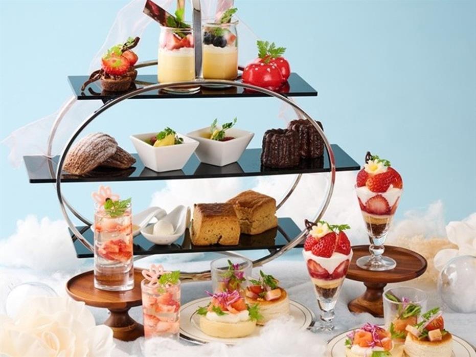 【2025☆冬AT】≪1日2組限定≫12月～★Afternoontea★1,500円OFF♪ソフトドリンクのほかにビールやワインなどのアルコールも飲み放題！オーシャンビューレストランで優雅なティータイム