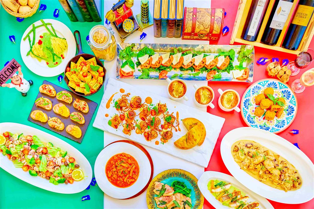 【年末年始】時間無制限ランチブッフェ×特製サングリア×アペロール・カンパリ・ハイボール・レモンサワー飲み放題飲み放題プラン！※当日11時まで予約OK