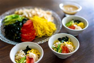 冷やし中華　特製EM味噌だれ