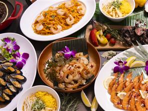 ぷりぷりエビのカーリック焼き