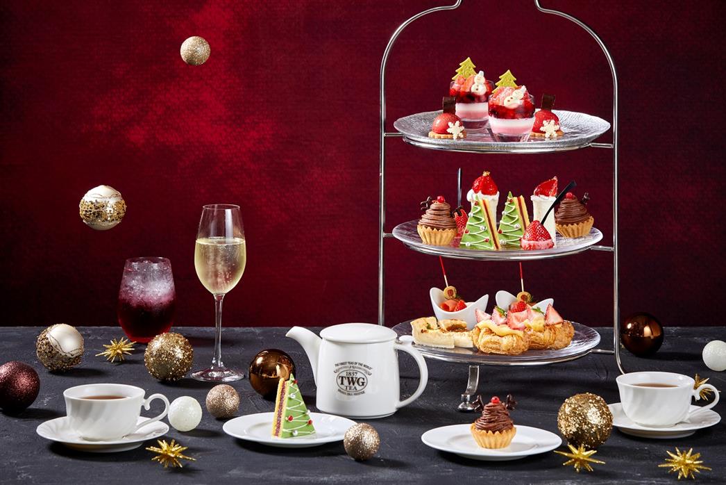【2025☆Xmas】期間限定✯*･クリスマスアフタヌーンティーセット✯*･《シンガポール発の高級ティーブランド「TWG Tea」の紅茶も飲み放題》通常3,500円⇒3,200円★