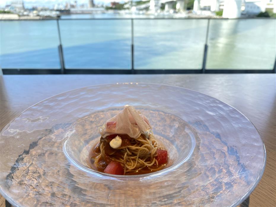 沖縄食材を用いたパスタ！※写真はイメージです