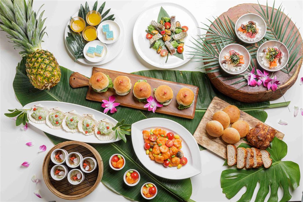 【平日限定】和牛パティの贅沢バーガー＆鉄板ステーキも！トロピカルハワイアンビュッフェ　※当日10時までご予約OK！