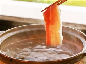 朝から豚しゃぶでスタミナ満点！