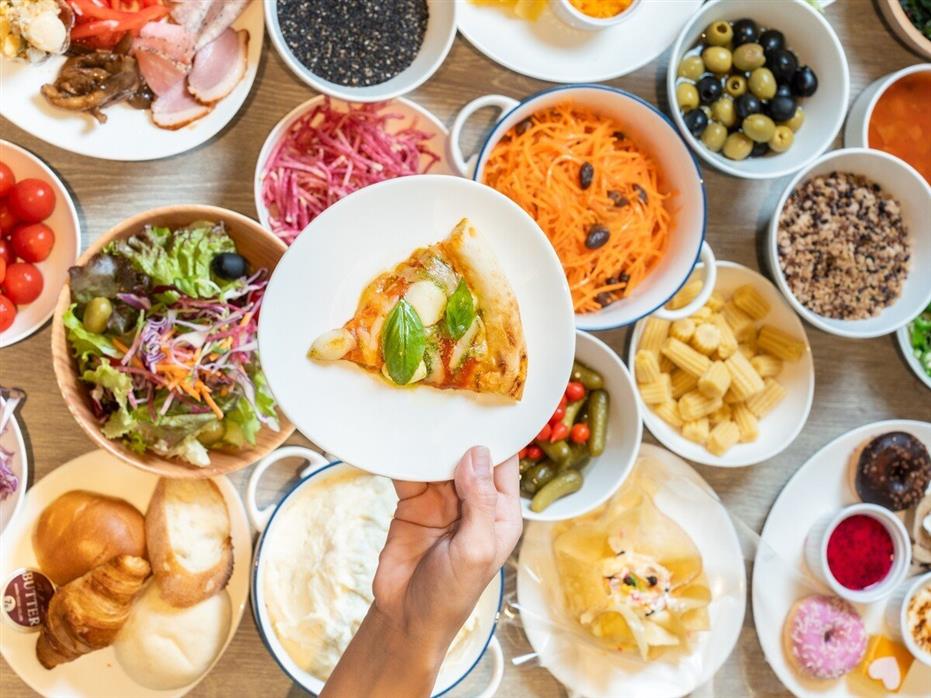 豊富なラインナップの朝食ブッフェ