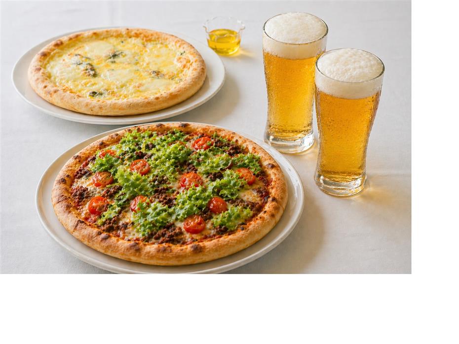 ★新規プラン★お任せピザ+ドリンクセット！最上階ルーフトップの絶景で食事をご堪能ください♪【ちゅらとく限定】食後のコーヒープレゼント♪※最大40名まで予約OK