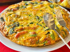 奥深い味わい　スペイン風オムレツ