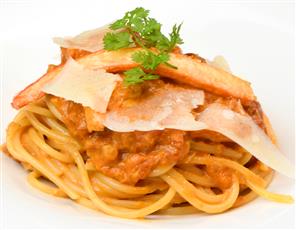 週替わりパスタ(例：蟹クリームソースのスパゲティ)