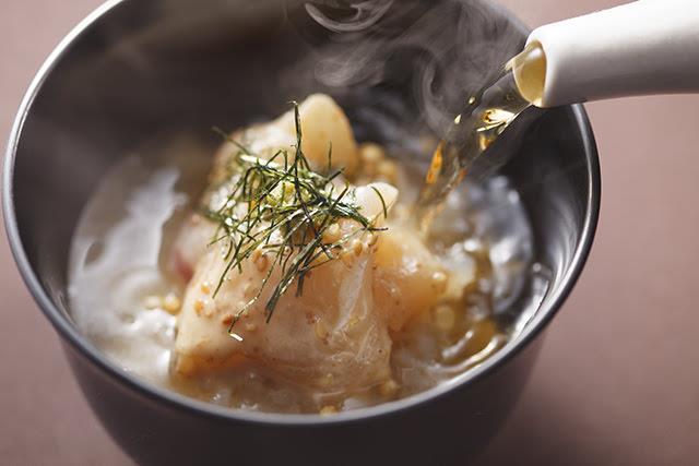 しめの鯛茶漬け　料理一例