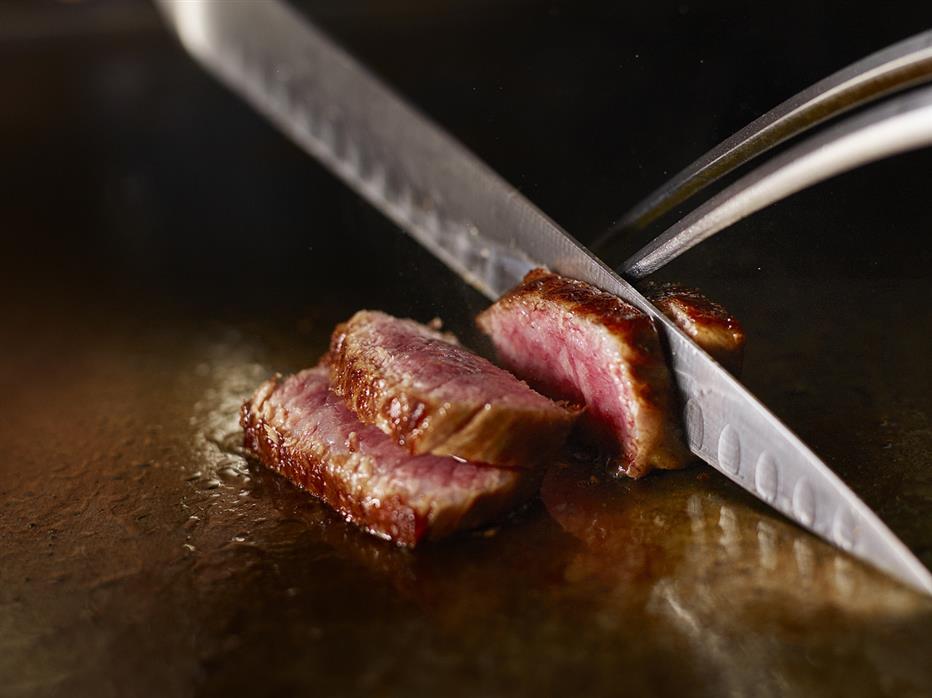 【ハウスコース★10％OFF】上質な和牛をお得に楽しめる！鉄板焼きランチコース※メッセージ付きデザート対応可能 ♪