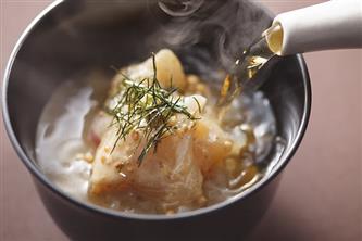 しめの鯛茶漬け