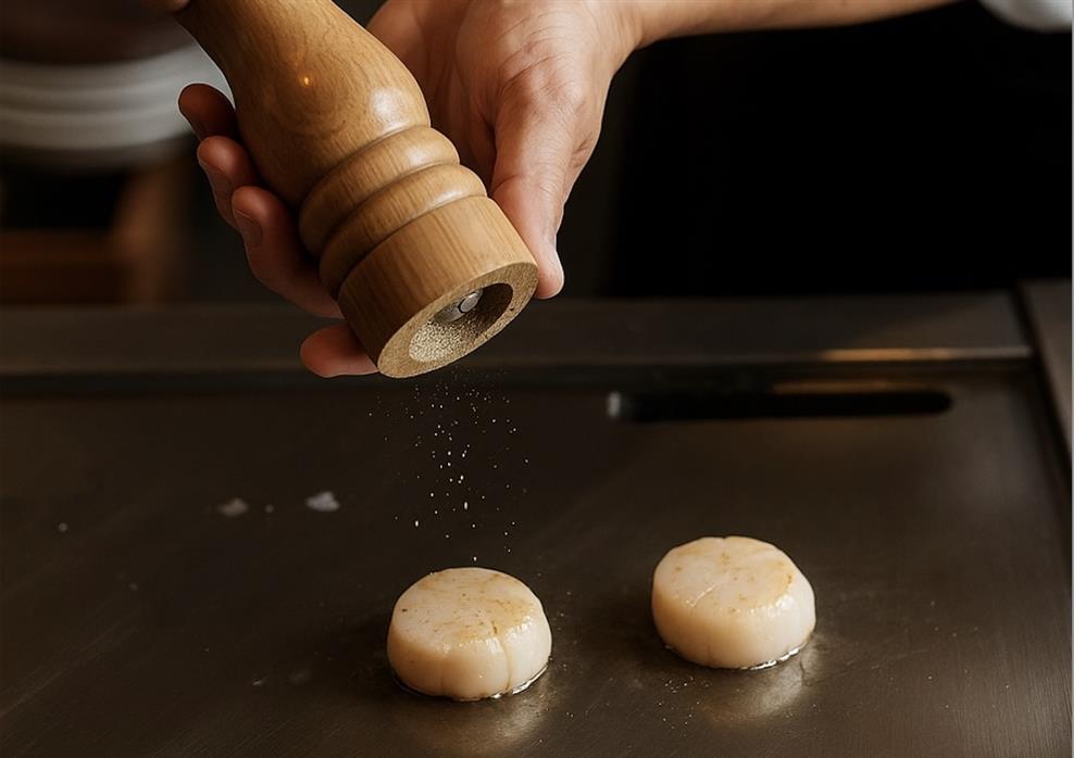 【ちゅらとく限定】“乾杯酒“と“ホタテ“付き♪　鉄板焼きランチ ゆうなコースをそのままのお値段で。