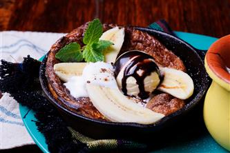 チョコバナナパンケーキ