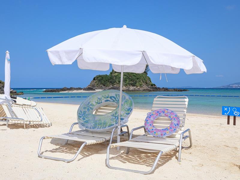 海水浴パラソルセット※有料
