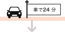 車で約24分