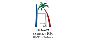 ロゴ：KARIYUSHI LCH. RESORT on The Beach
